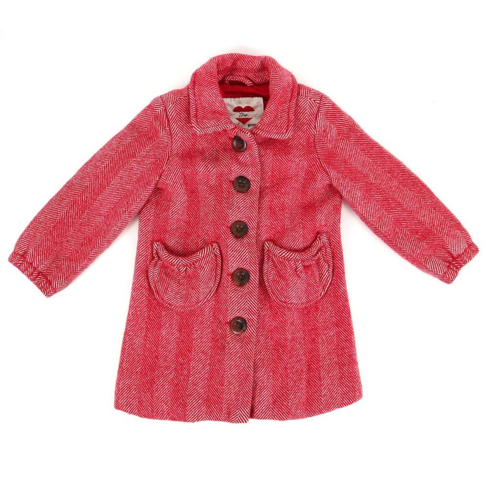GAP herringbone wool blend coat, girl’s size 3